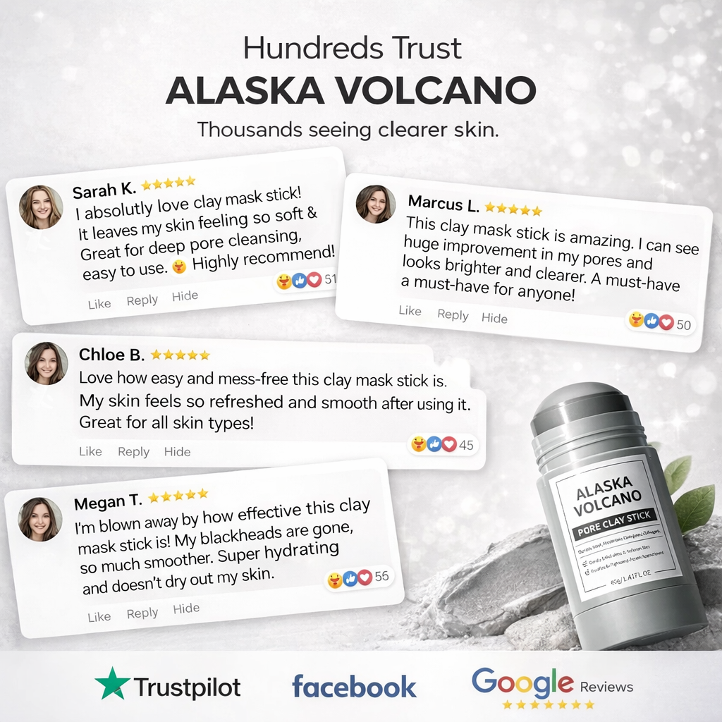 Alaska Volcano Pore Clay Stick