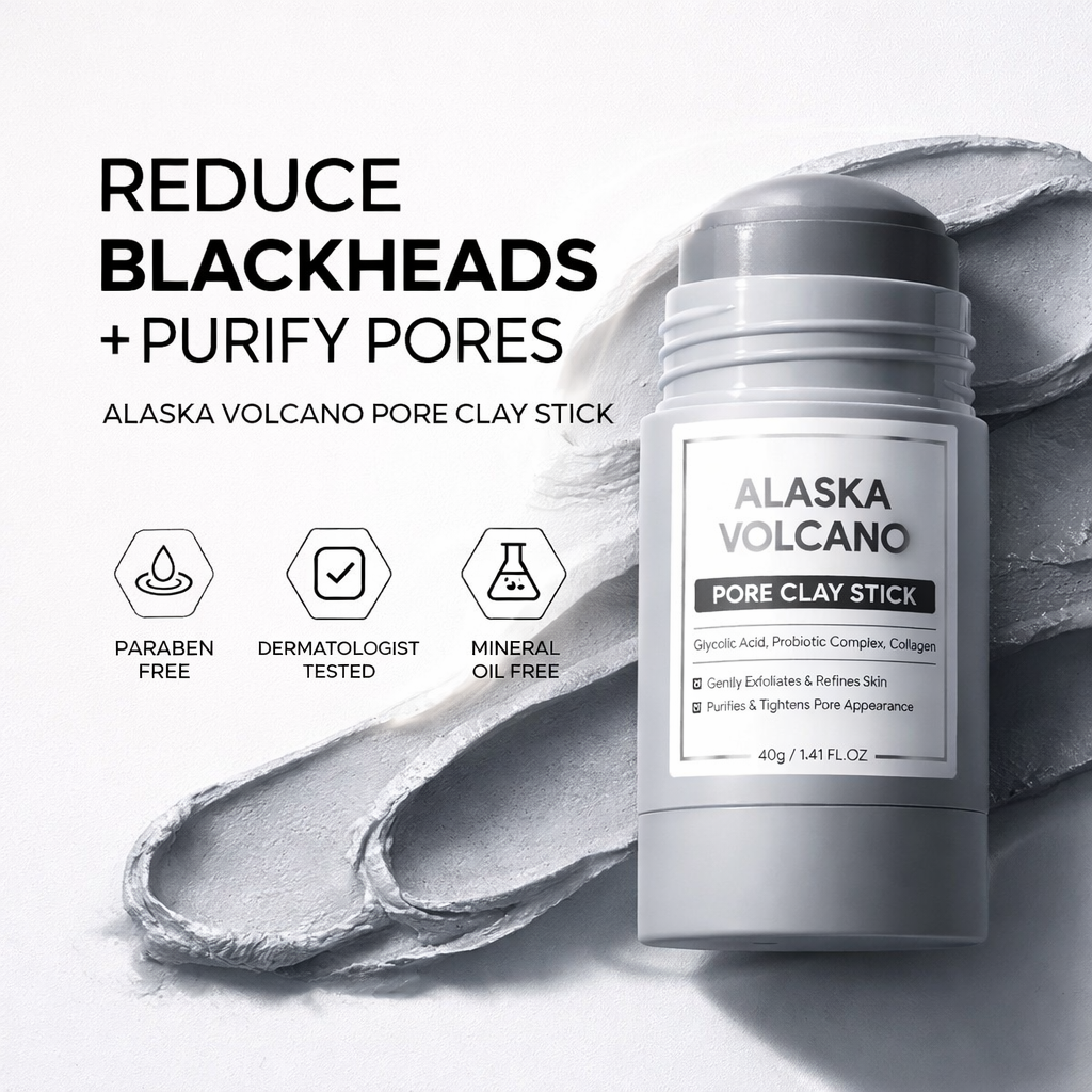 Alaska Volcano Pore Clay Stick