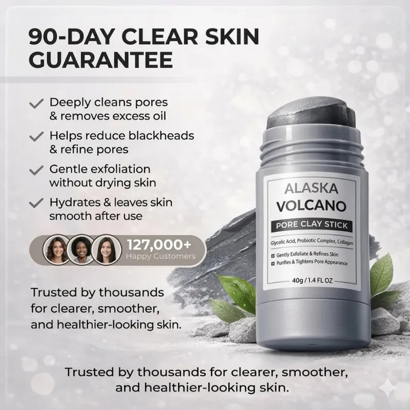 Alaska Volcano Pore Clay Stick