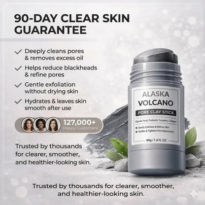 Alaska Volcano Pore Clay Stick